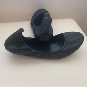 Cole Haan black leather Ballet Flats